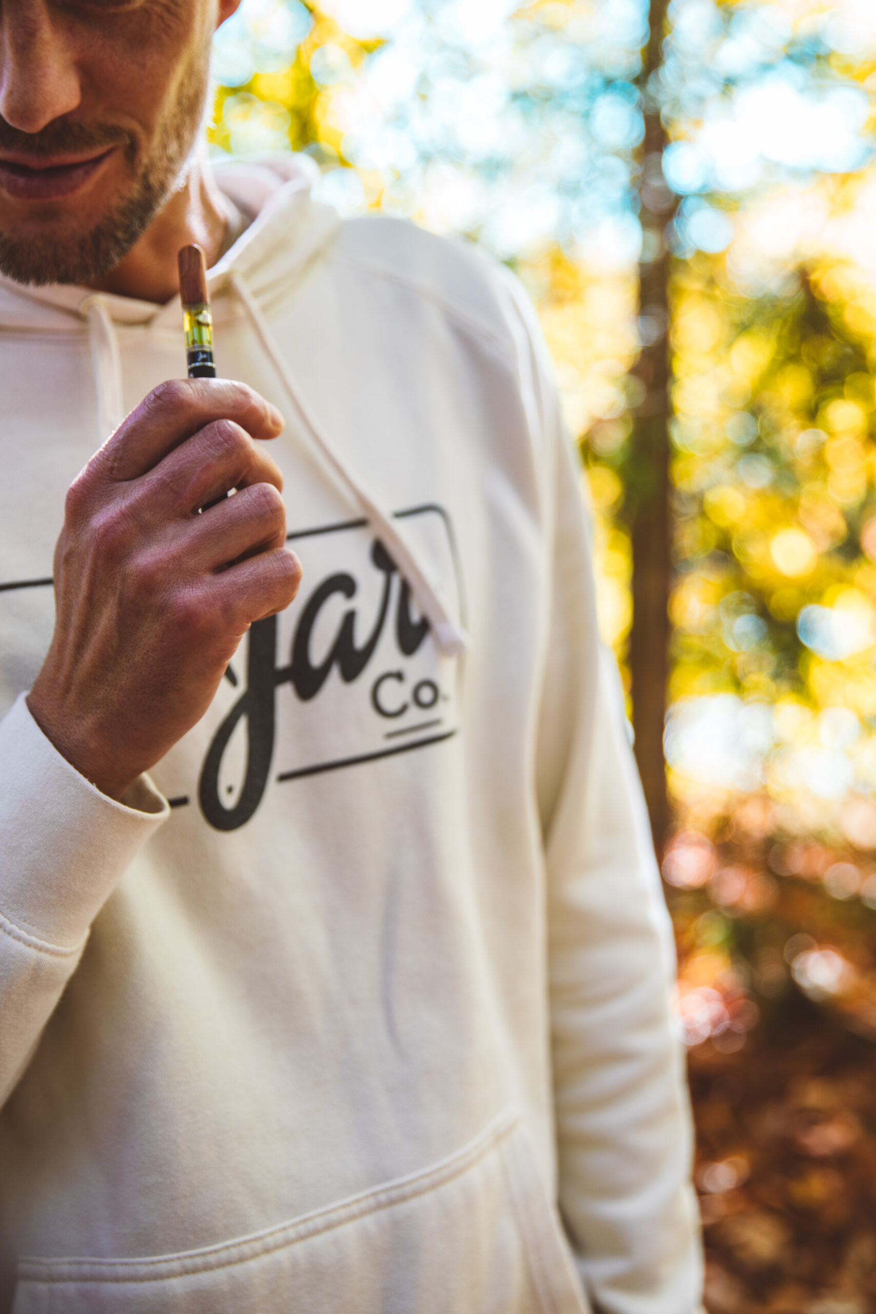 fall strain Employee enjoying fall strains on a foliage hike in Maine
